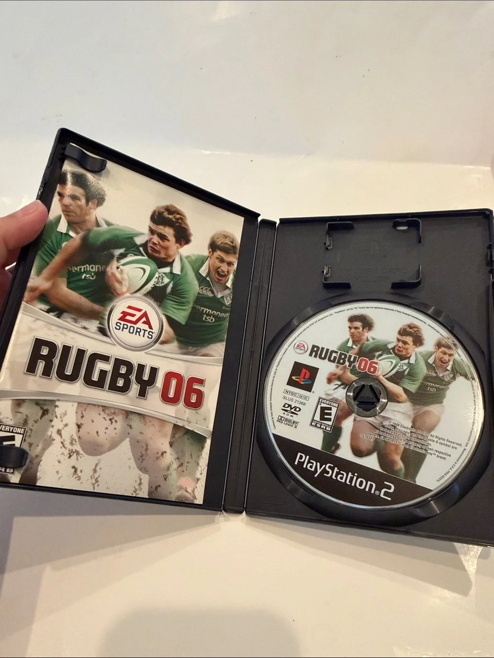 EA Sports Rugby 06 PlayStation 2 Game - Green Cover Untested